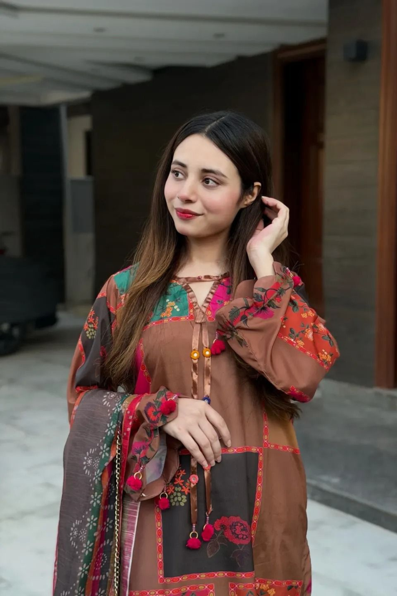 Patchwork Winter Suit